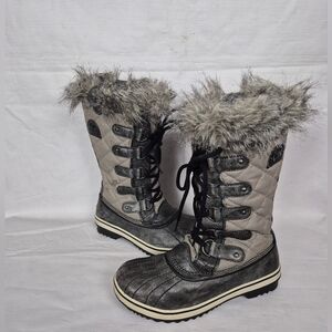 SOREL Boots TOFINO Women WATERPROOF Winter Fur Trim